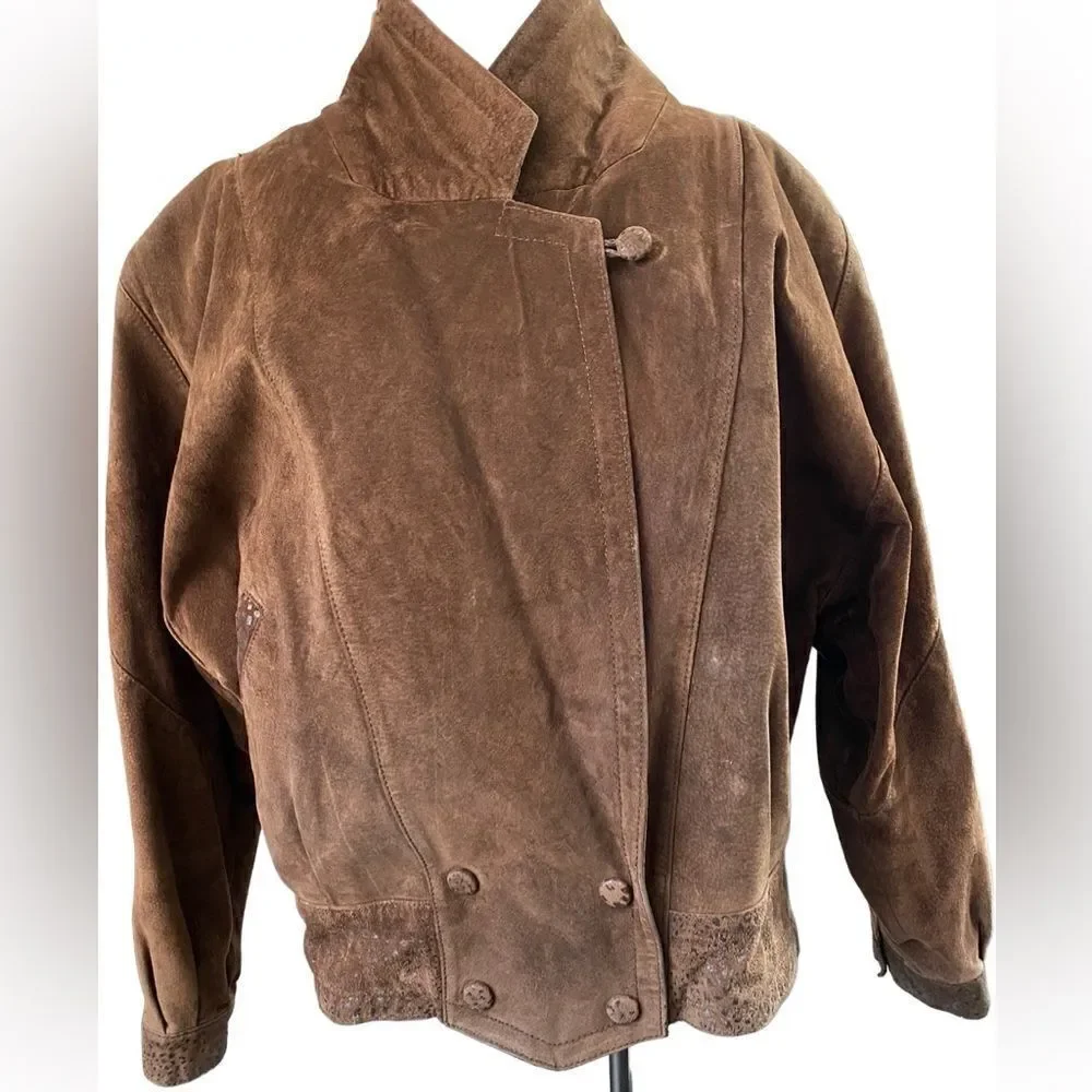 Byrnes and Baker Vintage 1980’s Leather Insulated Jacket